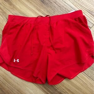 Under Armour Red Women's Shorts